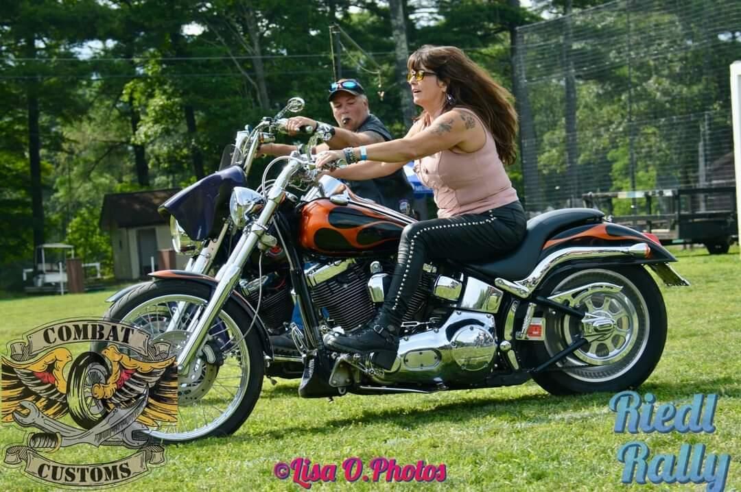 Riders at a Combat Customs event